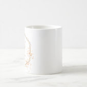 "Je peux et je veux" Mug en or et rose (Centre)