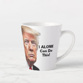 "Je Peux Faire Ça Seul" Latte Mug (Droite)