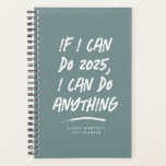 Je peux faire n'importe quoi drôle de motivation t<br><div class="desc">Si je peux faire 2021, je peux faire n'importe quoi ! Ce planificateur motivant, inspirant et drôle présente ce texte moderne avec un regard écrit à la main sur un arrière - plan turquoise branché. Parfait pour un cadeau d'éléphant blanc ou un encouragement pour quiconque a eu une année difficile....</div>
