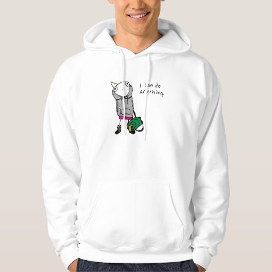 "Je peux faire n'importe quoi" sweat - shirt à