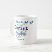Je peux faire tout par Christ- Mug (Devant gauche)