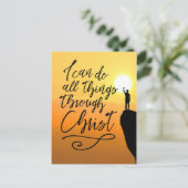 Je Peux Faire Tout Par La Carte Postale Christ (Debout devant)