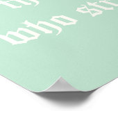 Je peux faire tout par le Christ. Affiche (Coin)