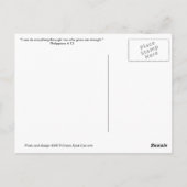 Je peux faire tout Philippiens 4:13 Carte postale (Dos)