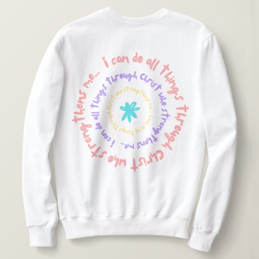 Je Peux Faire Tout... Sweat - shirt à capuche chré (Design dos)