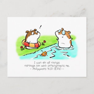 Je Peux Faire Toutes Les Choses Carte Postale