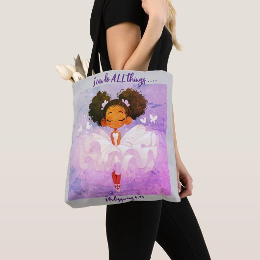 Je peux faire TOUTES les choses Sac fourre-tout (De près)