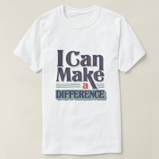 Je peux faire une différence T-shirt (Design devant)