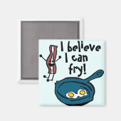 Je Peux Fry Bacon Magnet (Recto/Verso)