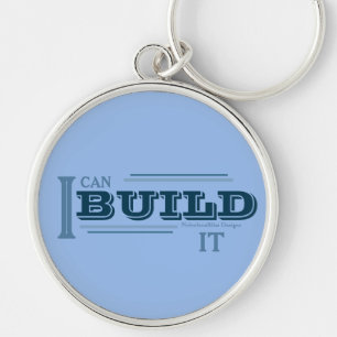 Je peux le construire (Bleu) Porte-clés