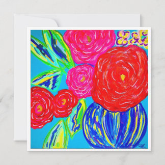 Je Peux Me Peindre Fleurs Carte Postale