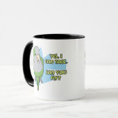 Je peux parler la tasse de perruche de quaker (Devant gauche)