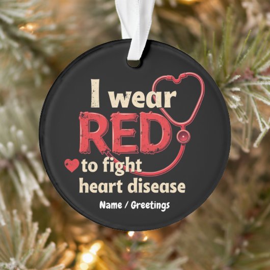 Je porte du rouge pour lutter contre les maladies (Arbre)