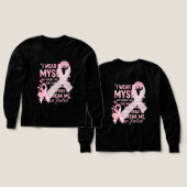 Je Porte Le Cancer Inspirationnel Rose Survivant (Motif recto et verso)