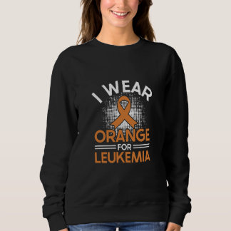 Je porte orange pour le sweatshirt de sensibilisat