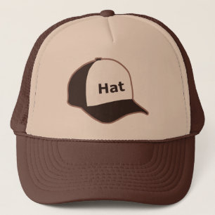 Je porte une version de brun de casquette