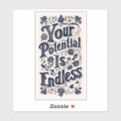 Je potentieel is compleet sticker (Vel)