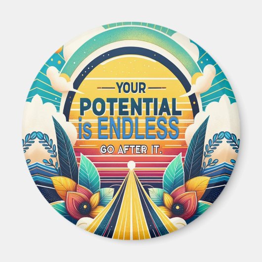 Je potentieel is eindeloos magneet (Voorkant)