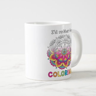 Je préfère colorier Mandala JUMBO Mug