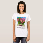 Je préfère jardiner ; jolie T-shirt fleuri (Devant entier)
