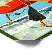 Je préfère Jersey Airways Poster vintage 1937 (Coin)