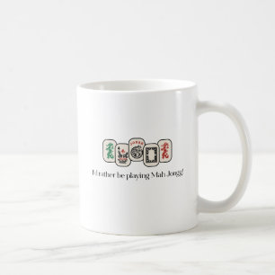 Je préfère jouer à Mah Jongg Mug