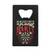 Je préfère jouer aux fléchettes - Drôle Dart Playe (Devant)