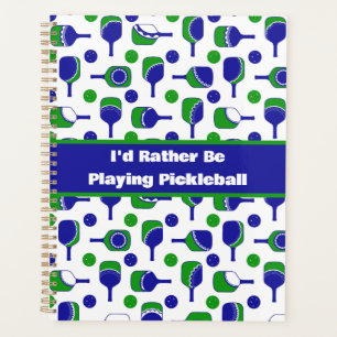 Je préfère jouer Pickleball Blue Green Cutout