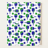 Je préfère jouer Pickleball Blue Green Cutout (Dos)