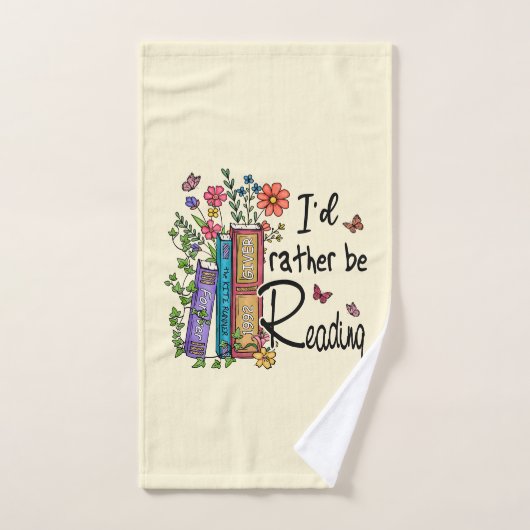 Je préfère lire (Serviette à main)