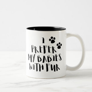 Je préfère mes bébés avec la tasse de café