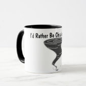 Je préférerais chasser les tempêtes - Mug (Devant gauche)