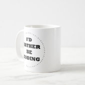 Je préférerais coder Mug (Devant gauche)