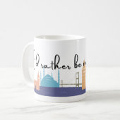 Je préférerais être à Istanbul Travel Mug (Devant gauche)