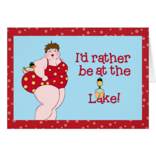 "Je Préférerais Être Au Lac"