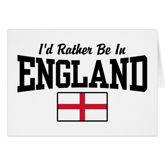 Je préférerais être en Angleterre (Devant horizontal)