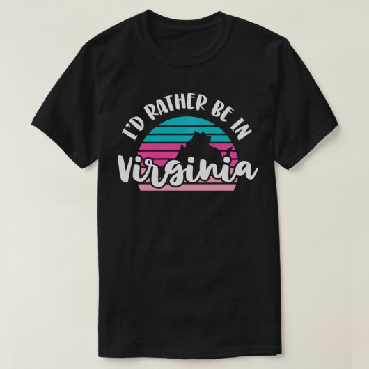 Je préférerais être en Virginie Pullover (Design devant)