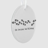 Je préférerais être Randonnées Bottes noir blanc p (devant)