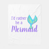 Je préférerais être une couverture en polaire de s (Devant)