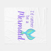 Je préférerais être une couverture en polaire de s (Devant (Horizontal))