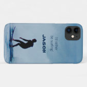 Je préférerais faire du surf Étui pour iPhone surf (Dos (Horizontal))