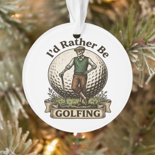 Je préférerais jouer au golf (Arbre)