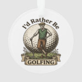 Je préférerais jouer au golf (dos)