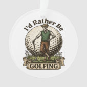Je préférerais jouer au golf (devant)