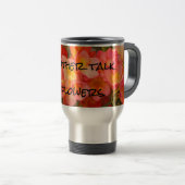 Je préférerais parler à Fleurs Voyage Mug (Devant droit)