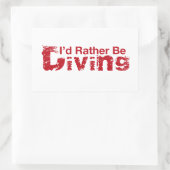 Je préférerais Plonger Stickers (Sac)