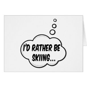 Je Préférerais Skier