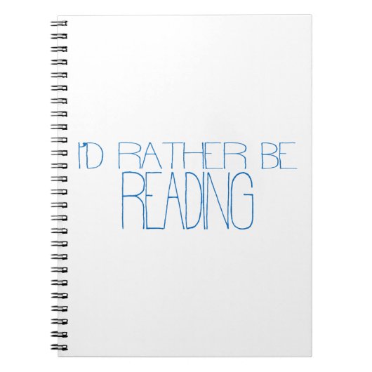 Je préférerais un cahier de lecture (Devant)