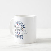 Je préférerais voler - mug à la main (Devant gauche)