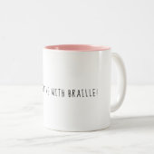 Je prends le mien avec la tasse braille (Devant droit)